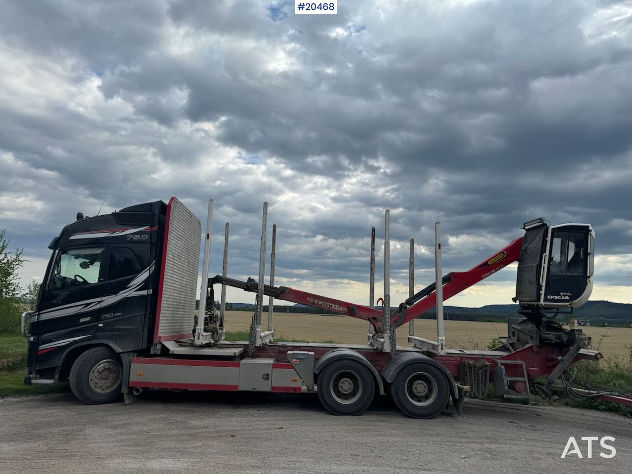 Volvo FH750 - 木材运输车:图2 Volvo FH750 - 木材运输车:图2