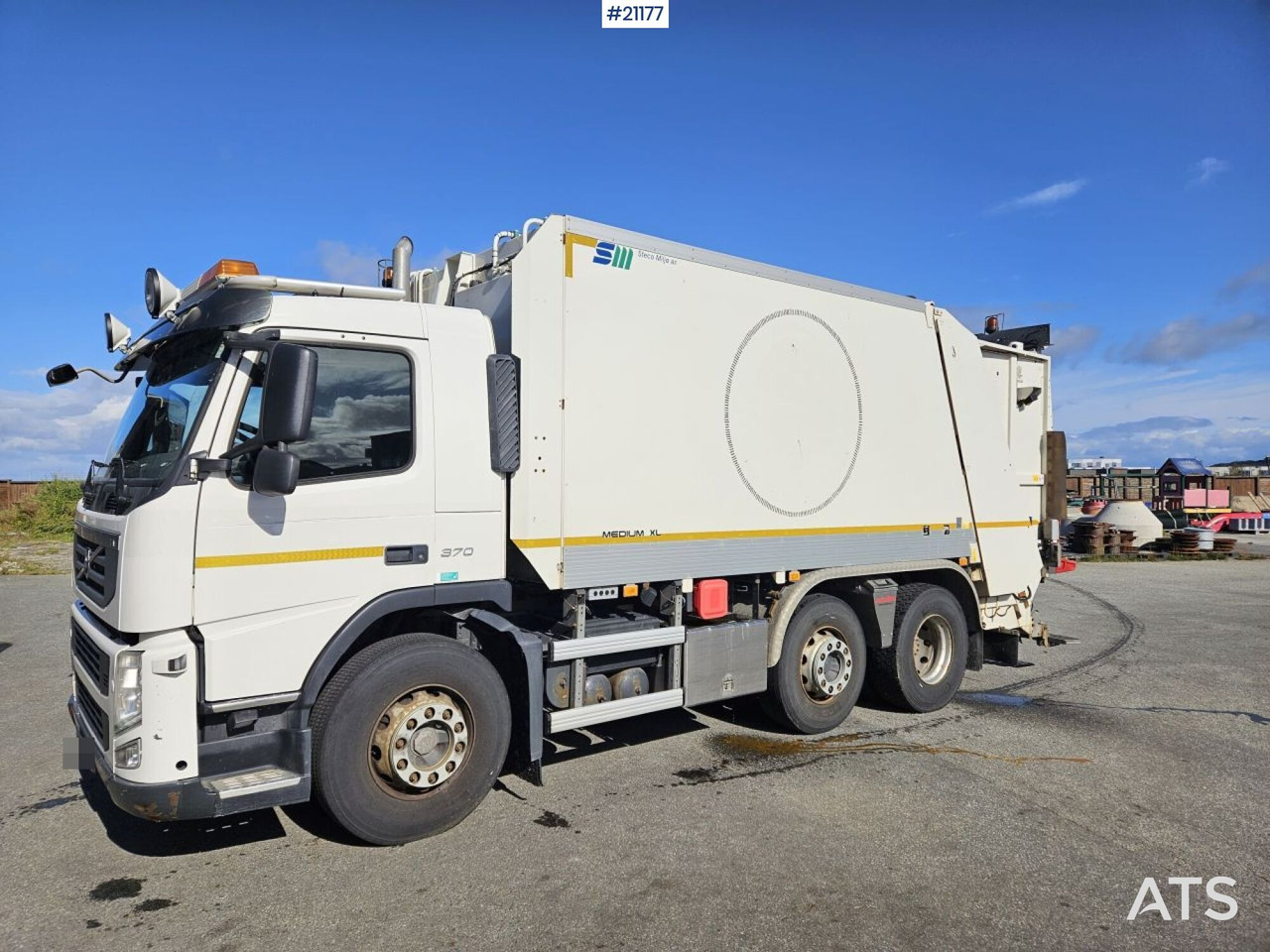 Volvo FM370 6x2 1-kammer komprimatorbil med Zoeller påbygg - 垃圾车:图1 Volvo FM370 6x2 1-kammer komprimatorbil med Zoeller påbygg - 垃圾车:图1
