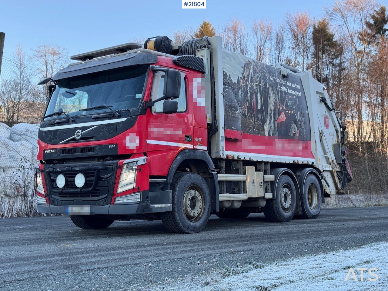 Volvo FM460 6x2 komprimatorbil med Joab 1-kammer - 垃圾车:图1 Volvo FM460 6x2 komprimatorbil med Joab 1-kammer - 垃圾车:图1