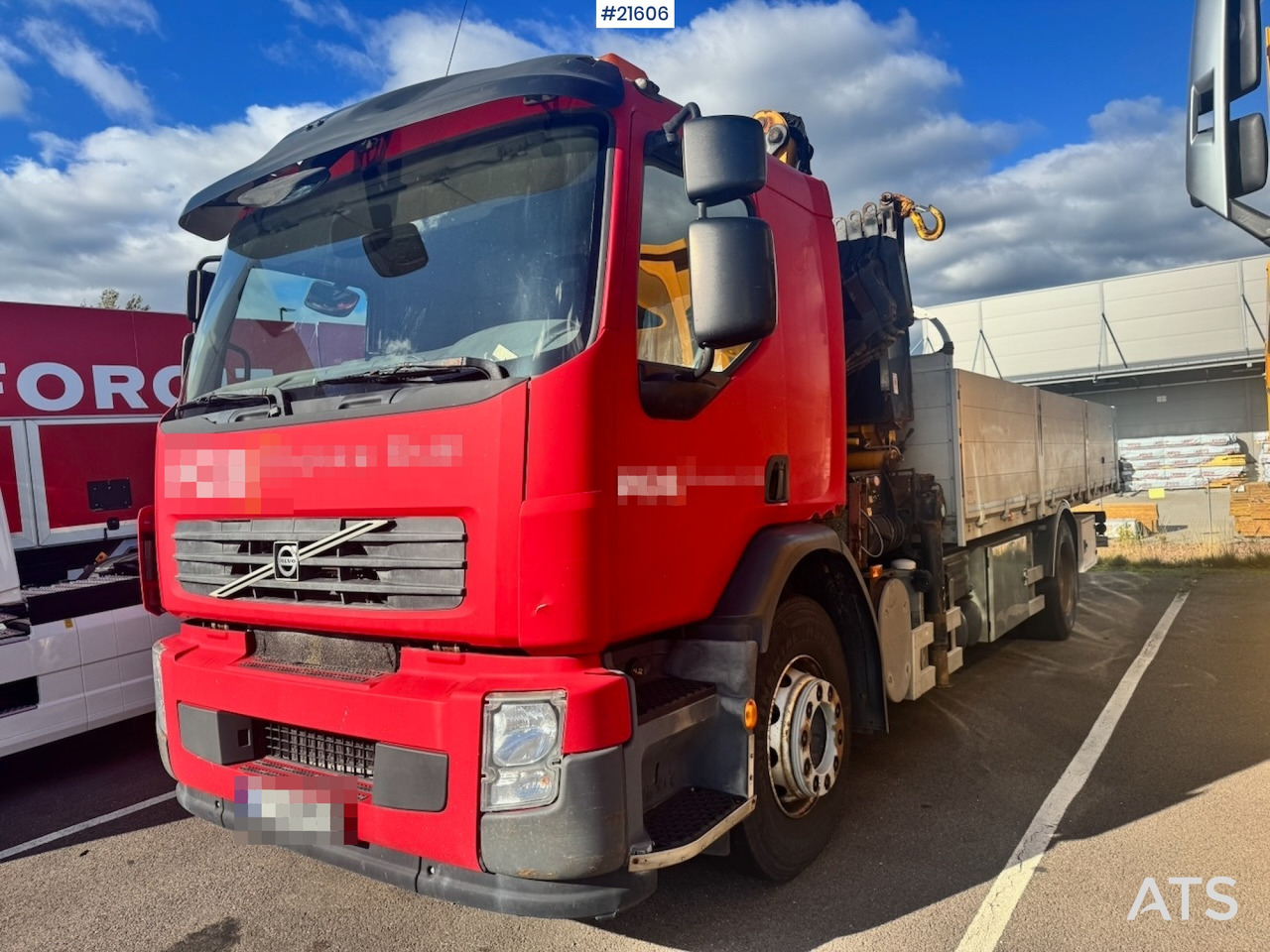Volvo Volvo FE320 4x2 Kranbil m/ Effer 145 Kran - 起重车:图1 Volvo Volvo FE320 4x2 Kranbil m/ Effer 145 Kran - 起重车:图1