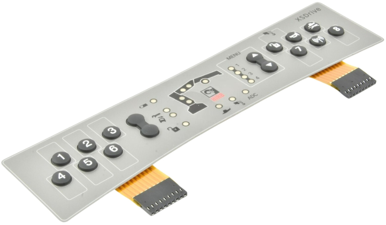 Membrane board for radio remote control Hiab XS Drive - 电气系统 适用于 装载起重机:图2 Membrane board for radio remote control Hiab XS Drive - 电气系统 适用于 装载起重机:图2