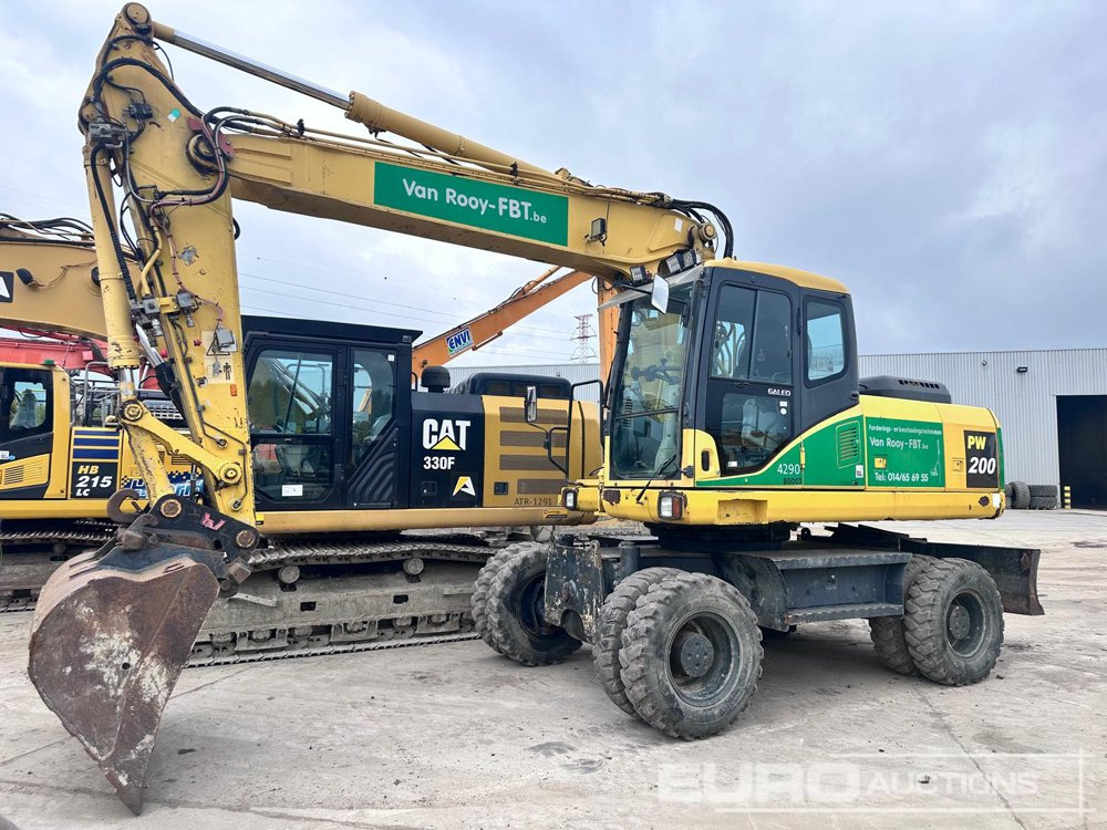 2009 Komatsu PW200-7H - 轮式挖掘机:图1 2009 Komatsu PW200-7H - 轮式挖掘机:图1