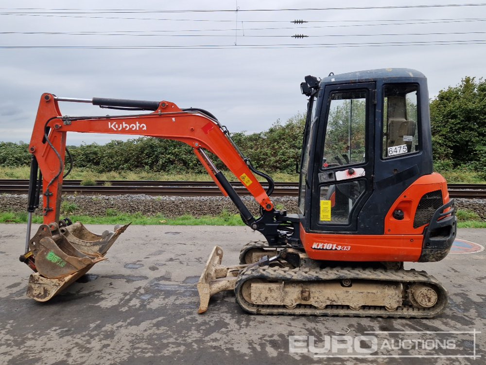 2014 Kubota KX101-3A3 - 小型挖掘机:图2 2014 Kubota KX101-3A3 - 小型挖掘机:图2