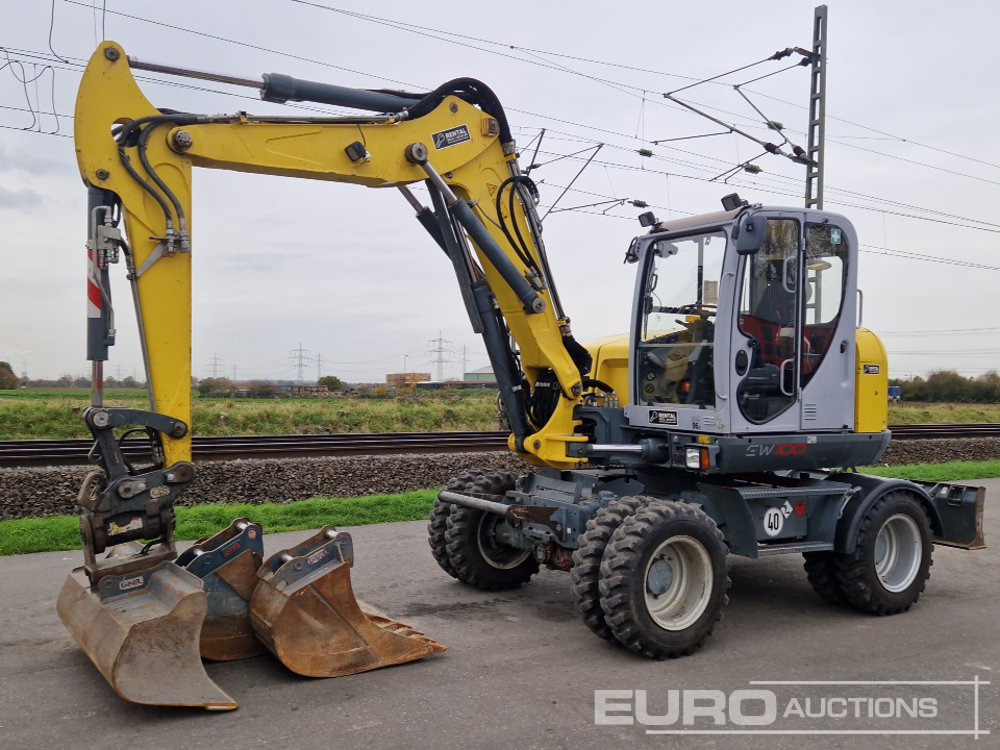 2016 Wacker Neuson EW100 - 轮式挖掘机:图1 2016 Wacker Neuson EW100 - 轮式挖掘机:图1