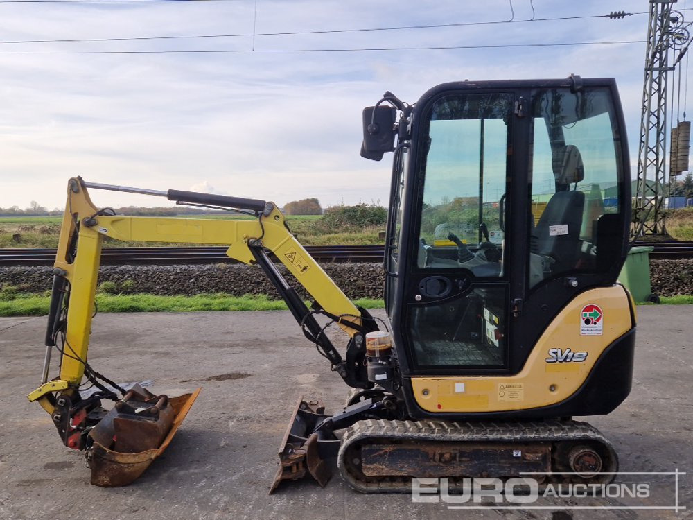 2016 Yanmar SV18 - 小型挖掘机:图2 2016 Yanmar SV18 - 小型挖掘机:图2
