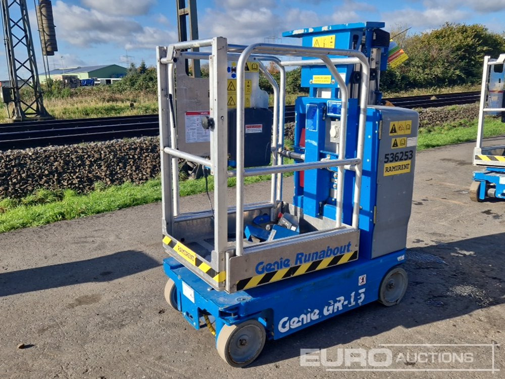 2017 Genie GR-15 - 垂直桅杆升降机:图1 2017 Genie GR-15 - 垂直桅杆升降机:图1