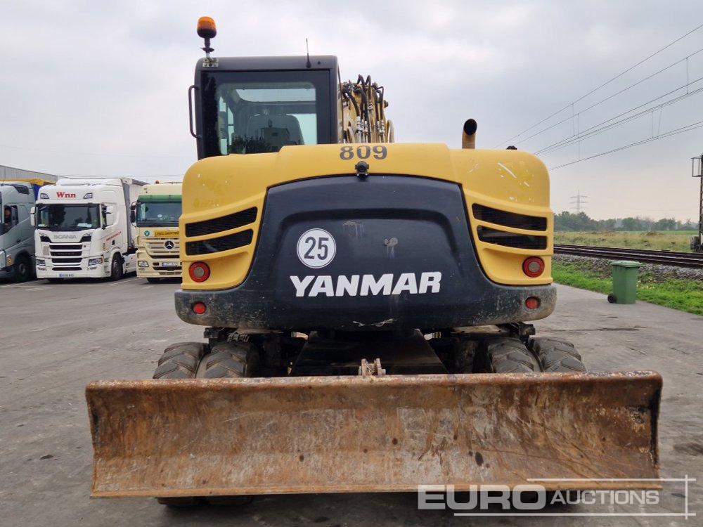 2017 Yanmar B95W - 轮式挖掘机:图4 2017 Yanmar B95W - 轮式挖掘机:图4