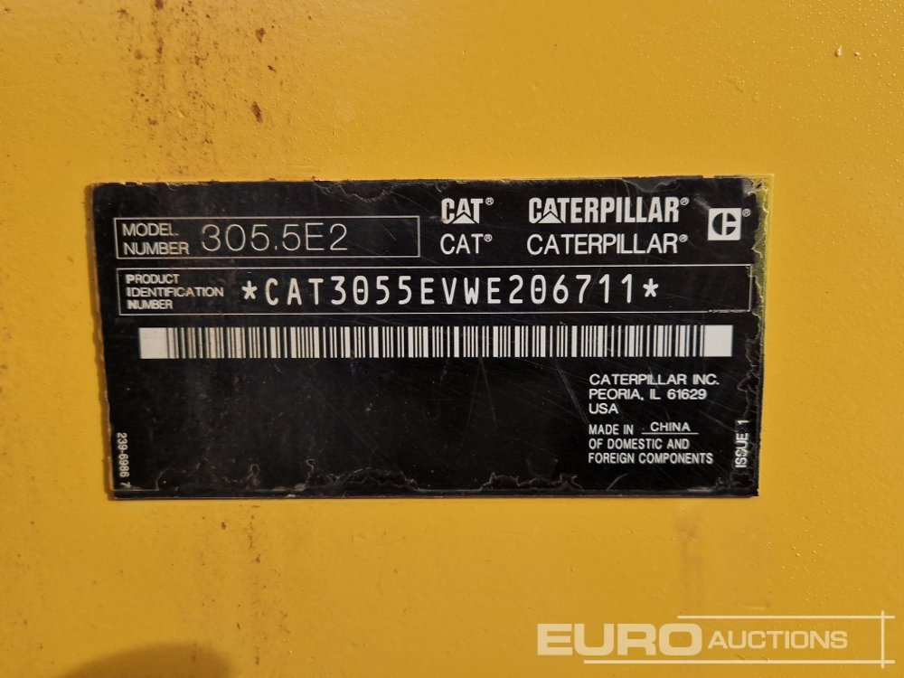 小型挖掘机 2018 CAT 305.5 E2：图35