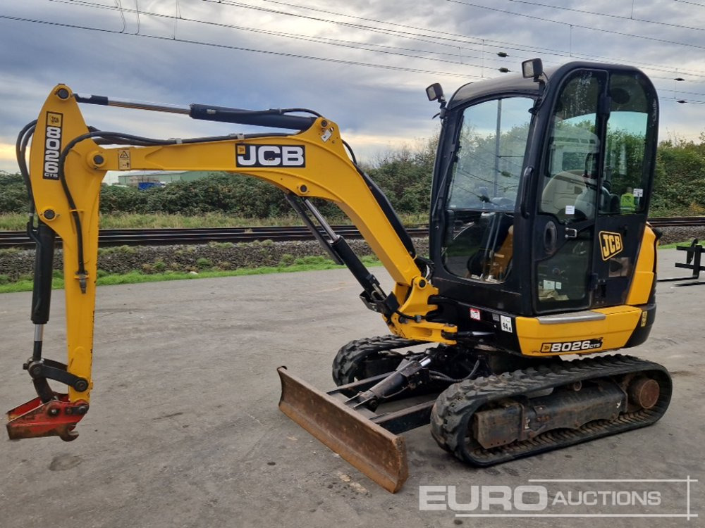 2018 JCB 8026 CTS - 小型挖掘机:图1 2018 JCB 8026 CTS - 小型挖掘机:图1