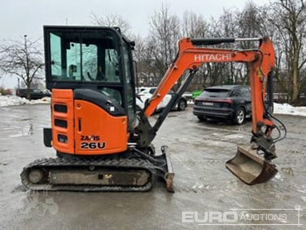 2019 Hitachi ZX26U-6CR - 小型挖掘机:图1 2019 Hitachi ZX26U-6CR - 小型挖掘机:图1