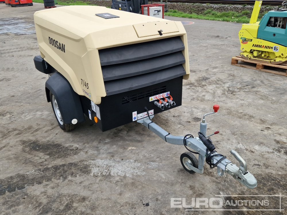 2022 Doosan 7/45 140CFM - 空气压缩机:图4 2022 Doosan 7/45 140CFM - 空气压缩机:图4