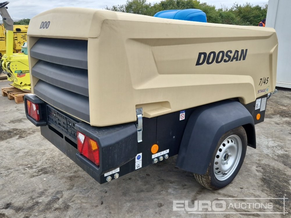 2022 Doosan 7/45 140CFM - 空气压缩机:图3 2022 Doosan 7/45 140CFM - 空气压缩机:图3