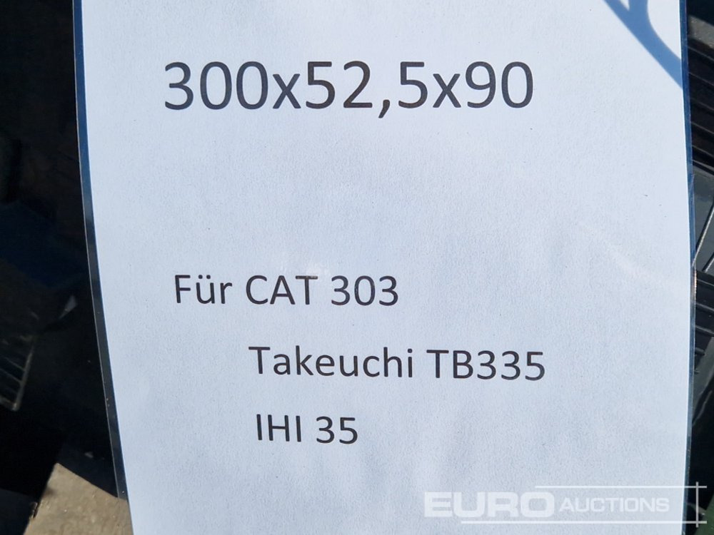 轨道 适用于 建筑机械 300x52,5x90 Rubber Tracks to suit CAT 303 (2 of)：图7