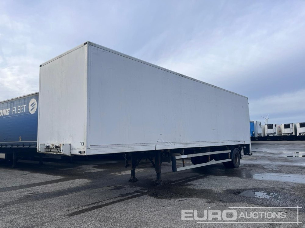 Groenewegen City Trailer, Single Axle, Taillift (Dutch Reg. Docs) (Selling Offsite from Krone Used Yard Moerdijk, Netherlands) - 封闭厢式半拖车:图1 Groenewegen City Trailer, Single Axle, Taillift (Dutch Reg. Docs) (Selling Offsite from Krone Used Yard Moerdijk, Netherlands) - 封闭厢式半拖车:图1