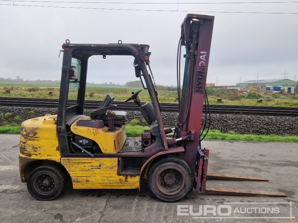 Hyundai Diesel Forklift, 2 Stage Mast, Forks - 柴油叉车:图5 Hyundai Diesel Forklift, 2 Stage Mast, Forks - 柴油叉车:图5