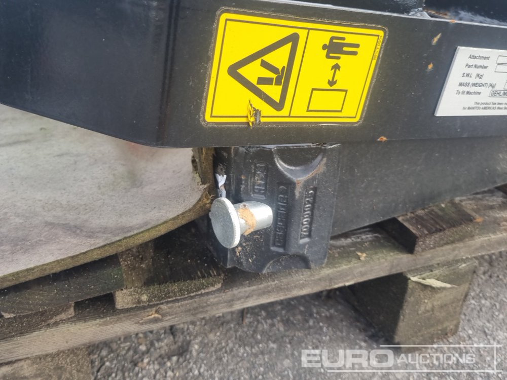 材料装卸设备 Manitou Fork Frame with Forks：图20