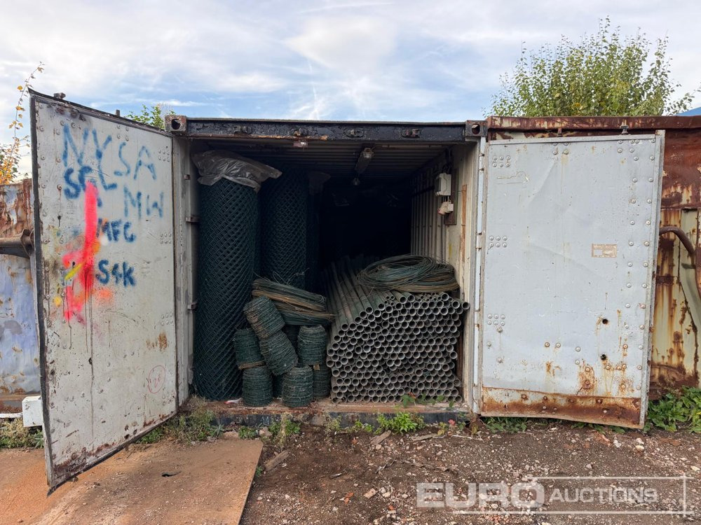 Steel Storage Container, Fencing Poles, Fencing Wire, Barb Wire, (Being Sold Offsite : Duisburg, 47239 Germany) - 货运集装箱:图2 Steel Storage Container, Fencing Poles, Fencing Wire, Barb Wire, (Being Sold Offsite : Duisburg, 47239 Germany) - 货运集装箱:图2
