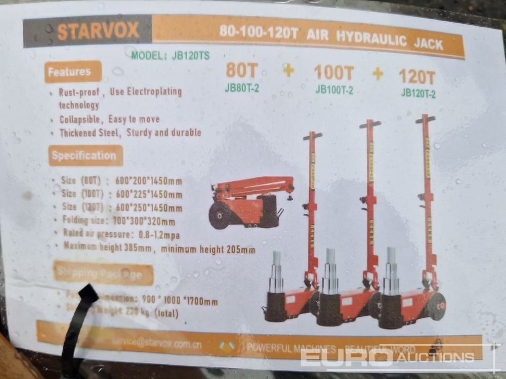 Unused 2025 STARVOX JB120TS - 建筑设备:图2 Unused 2025 STARVOX JB120TS - 建筑设备:图2