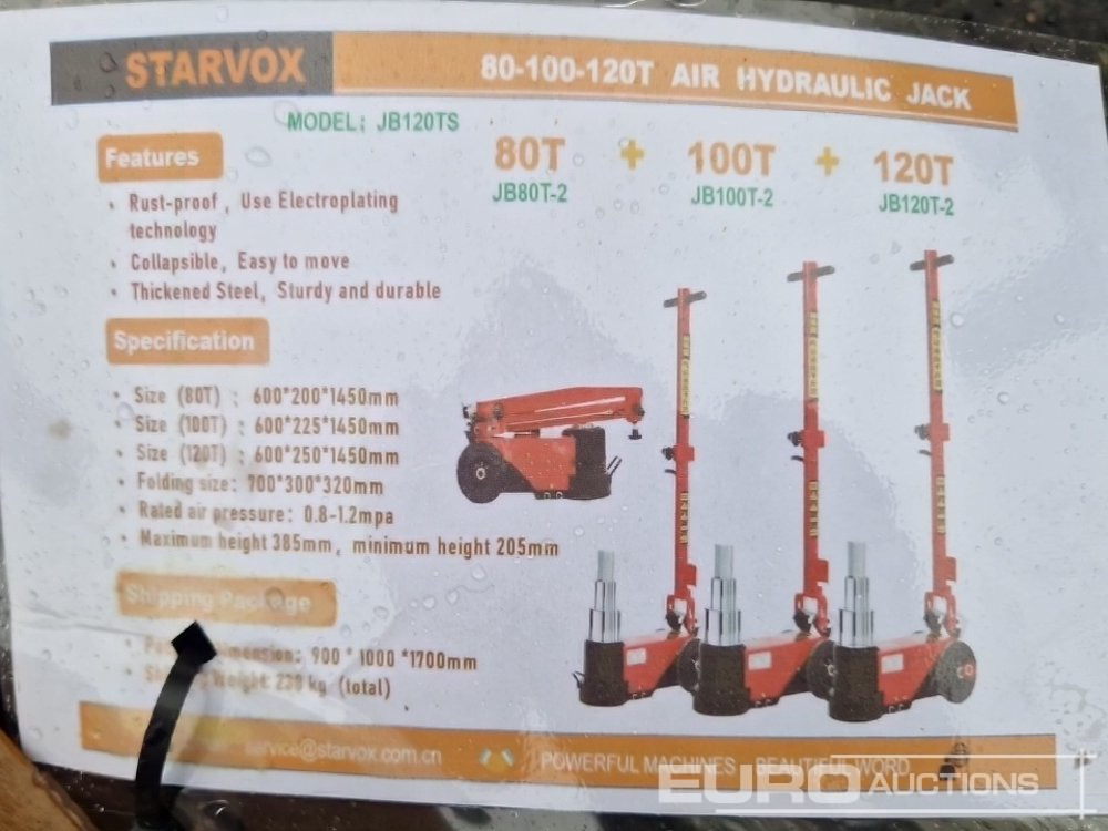 Unused 2025 STARVOX JB120TS - 建筑设备:图2 Unused 2025 STARVOX JB120TS - 建筑设备:图2