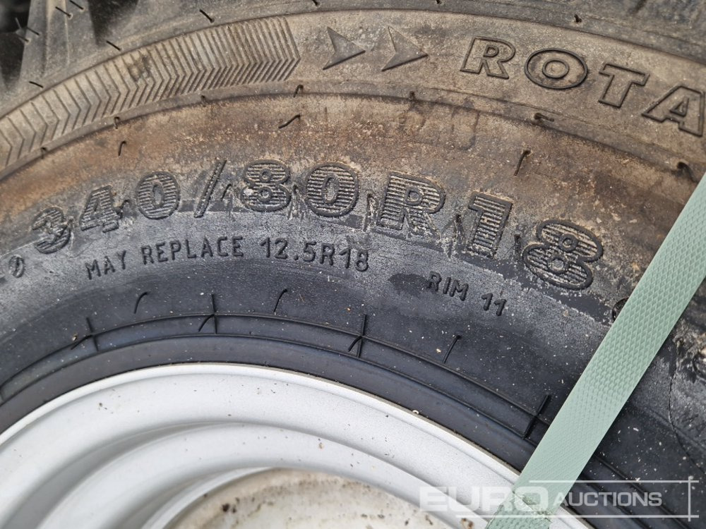 轮胎 Unused 340/80R18 Tyres with Rims (4 of)：图8