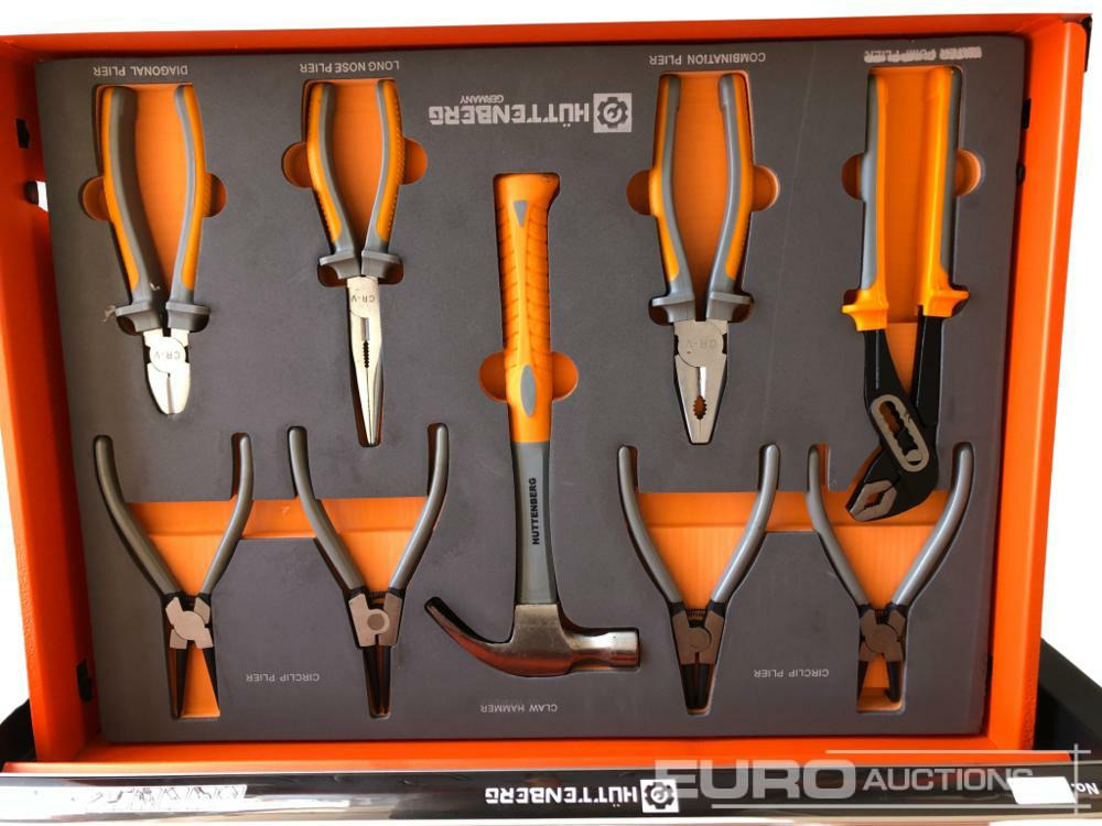 车间设备 Unused Hüttenberg Tool Trolley, 6 Drawers with Tools：图6