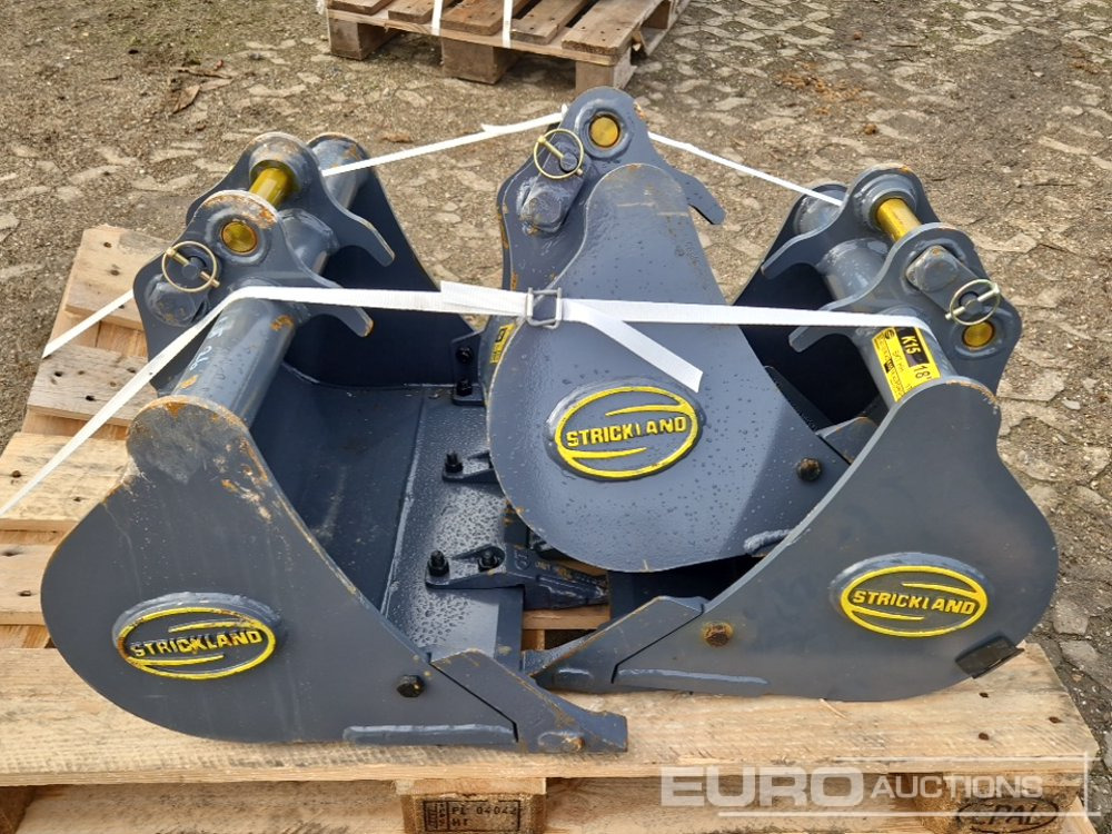 新的 铲斗 Unused Strickland 24", 18", 12" Bucket Set to suit Kubota KX15 (3 of)：图6