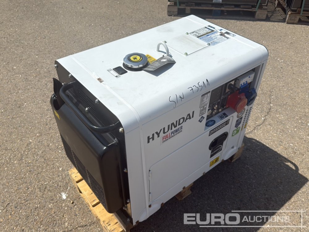 Hyundai DHY8500SE-T - 发电机组:图1 Hyundai DHY8500SE-T - 发电机组:图1