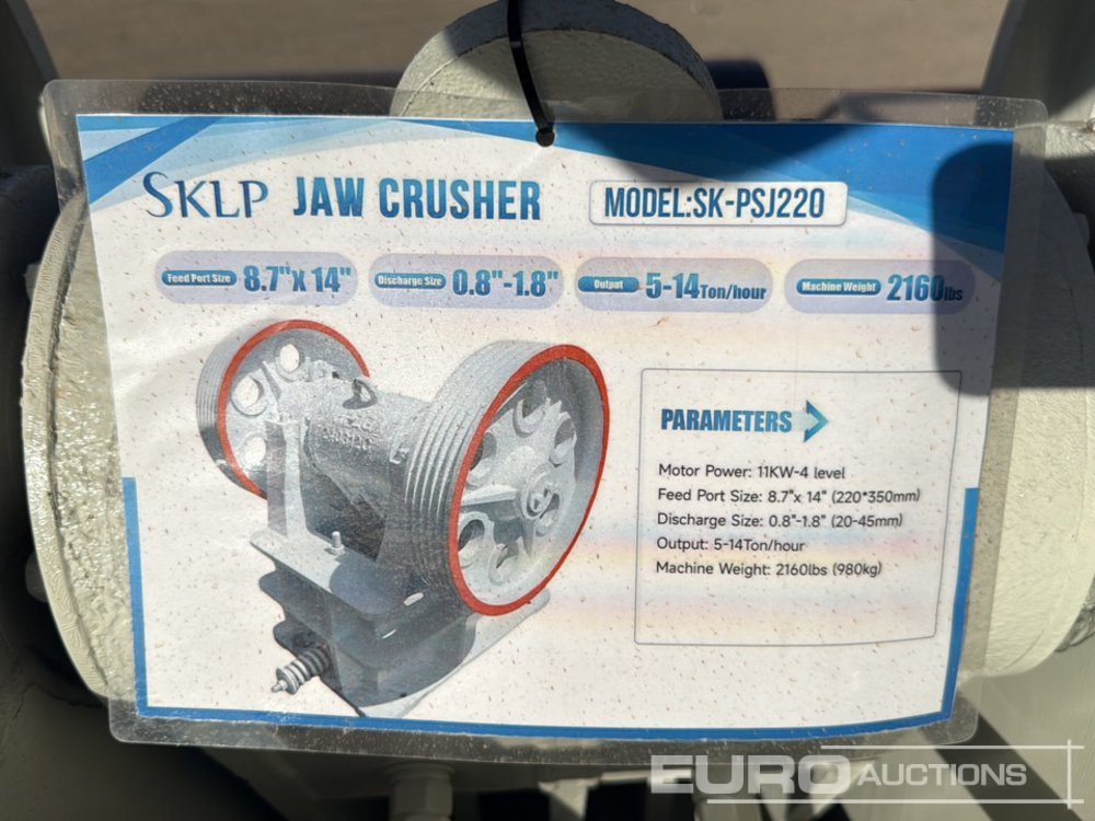 Unused 2025 SKLP SK-PSJ220 - 破碎机:图5 Unused 2025 SKLP SK-PSJ220 - 破碎机:图5