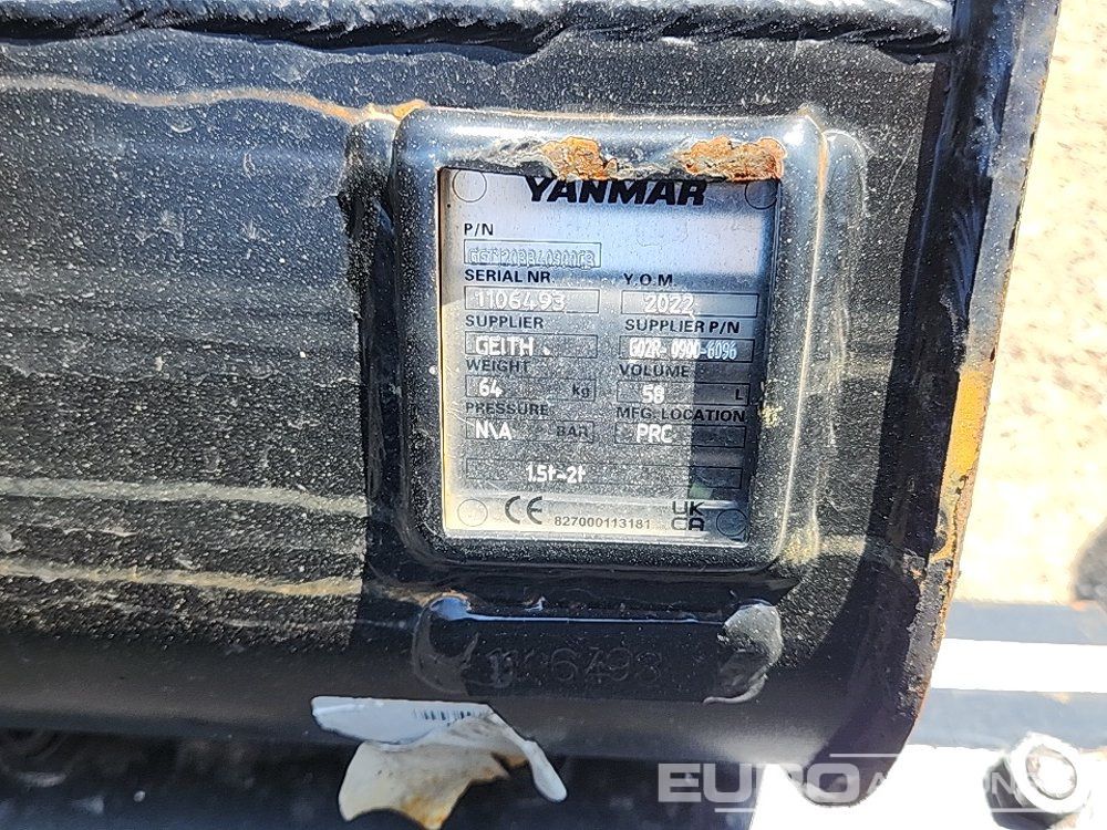 Unused Yanmar G02R-0900-6096 - 铲斗:图5 Unused Yanmar G02R-0900-6096 - 铲斗:图5