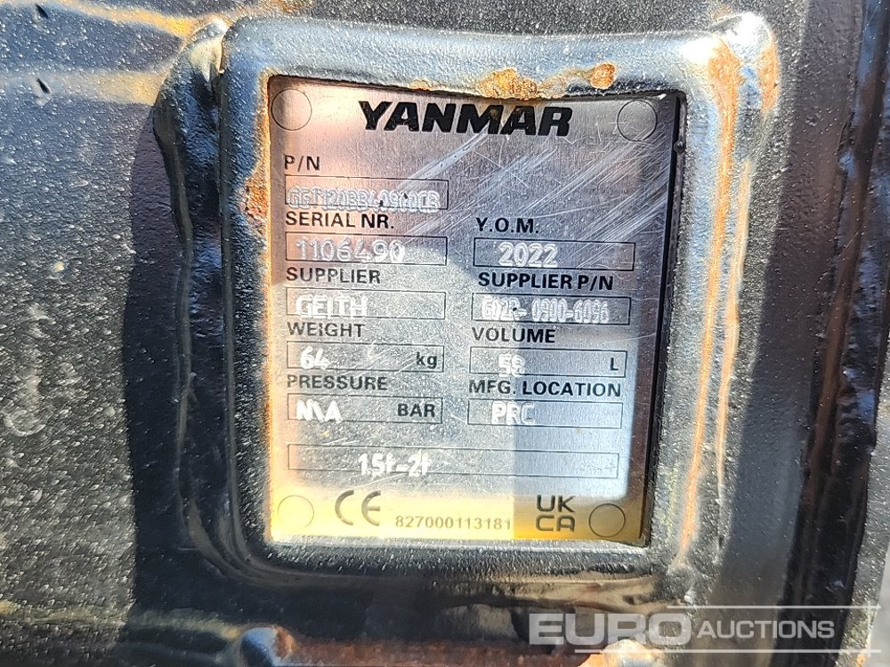 Unused Yanmar G02R-0900-6096 - 铲斗:图5 Unused Yanmar G02R-0900-6096 - 铲斗:图5