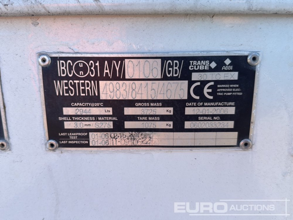 Western 3000 Litre - 储罐:图5 Western 3000 Litre - 储罐:图5