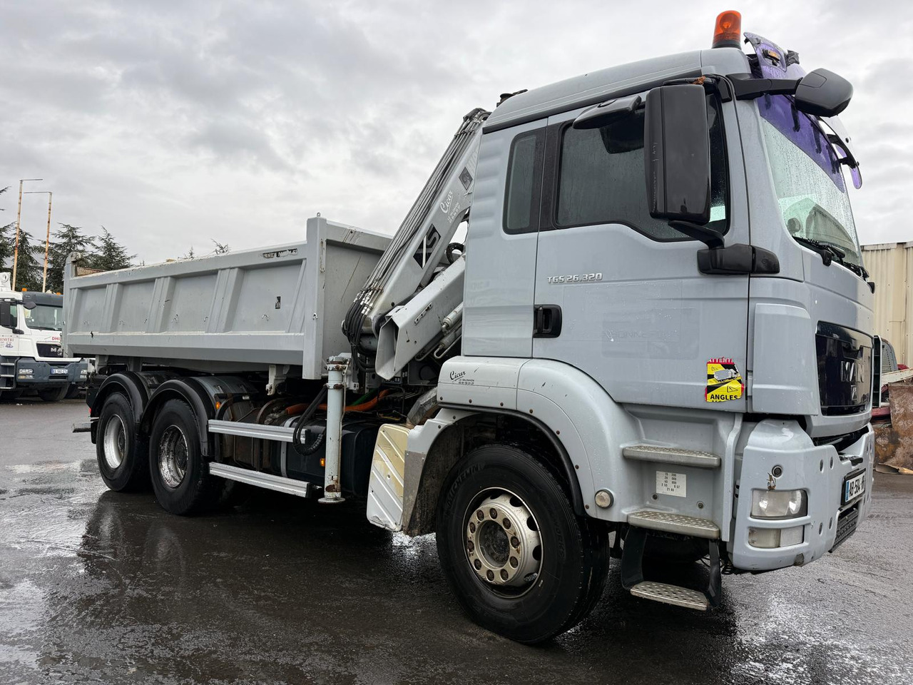 Camion porteur grue bi-benne MAN TGS 26.320 AB-504-HR - 翻斗车, 起重车:图3 Camion porteur grue bi-benne MAN TGS 26.320 AB-504-HR - 翻斗车, 起重车:图3