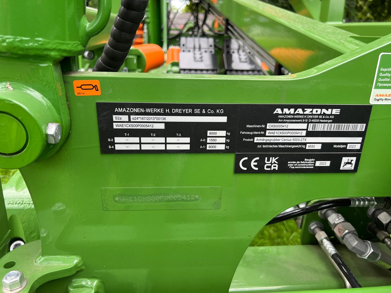 Amazone Grubber Cenius 5003-2TX - 耕耘机:图2 Amazone Grubber Cenius 5003-2TX - 耕耘机:图2