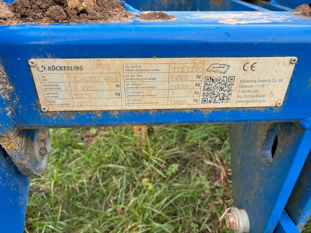 Köckerling Quadro 400 - 耕耘机:图4 Köckerling Quadro 400 - 耕耘机:图4