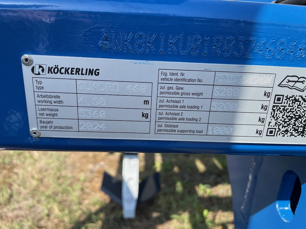 Köckerling Quadro 460 - 耕耘机:图2 Köckerling Quadro 460 - 耕耘机:图2