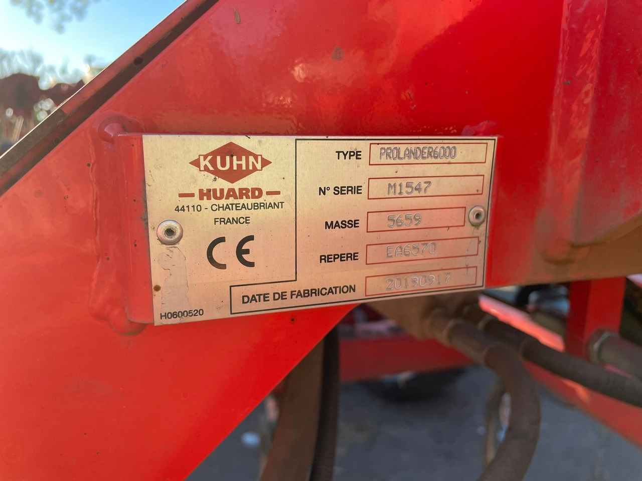 Kuhn Prolander 6000 - 耕耘机:图3 Kuhn Prolander 6000 - 耕耘机:图3
