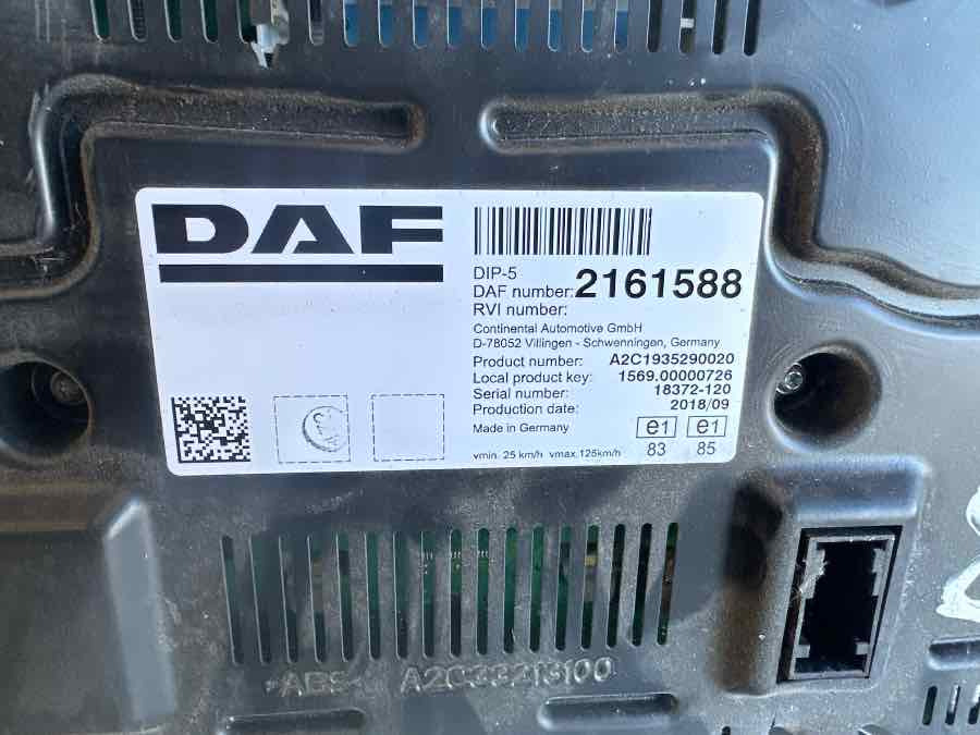 DAF INSTRUMENT PANEL 2161588 - 驾驶室和内部 适用于 卡车:图4 DAF INSTRUMENT PANEL 2161588 - 驾驶室和内部 适用于 卡车:图4
