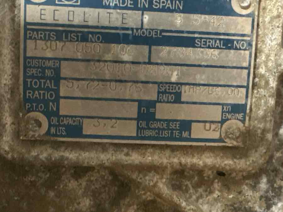 NISSAN ATELEON GEARBOX S5-42 // 1307050106 - 变速箱 适用于 卡车:图3 NISSAN ATELEON GEARBOX S5-42 // 1307050106 - 变速箱 适用于 卡车:图3