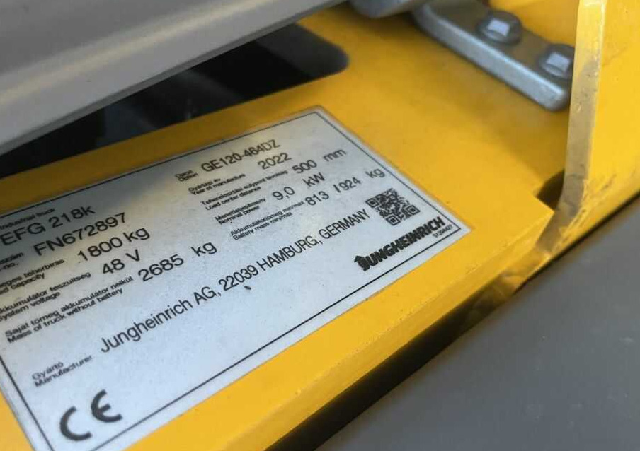Jungheinrich EFG218k - 电动叉车:图4 Jungheinrich EFG218k - 电动叉车:图4