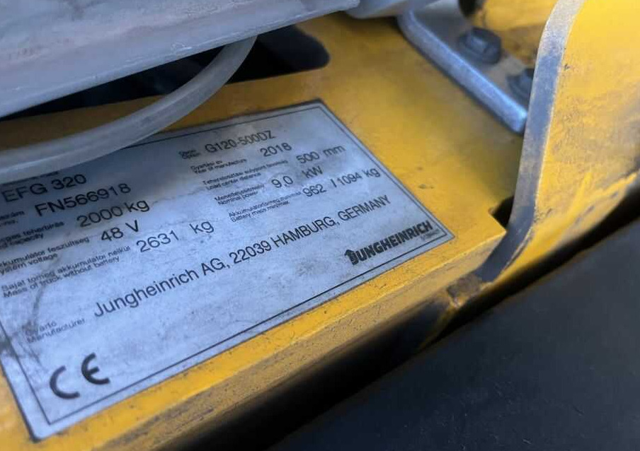 Jungheinrich EFG320 - 电动叉车:图4 Jungheinrich EFG320 - 电动叉车:图4