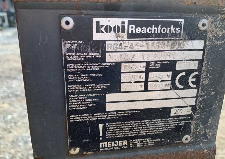 Kooi RG4-45-1550 - 臂架 适用于 材料装卸设备:图3 Kooi RG4-45-1550 - 臂架 适用于 材料装卸设备:图3