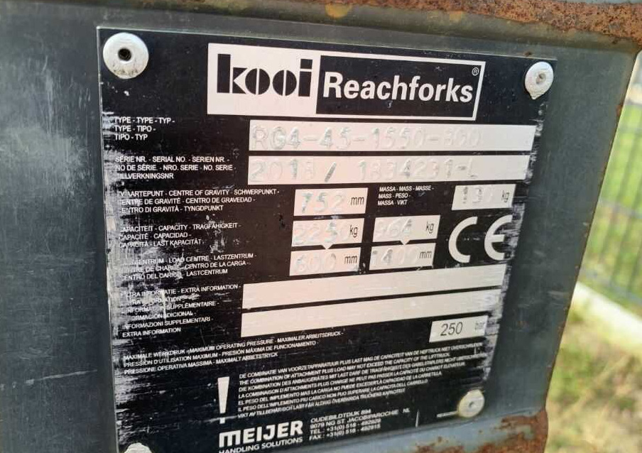 Kooi RG4-45-1550 - 臂架 适用于 材料装卸设备:图4 Kooi RG4-45-1550 - 臂架 适用于 材料装卸设备:图4