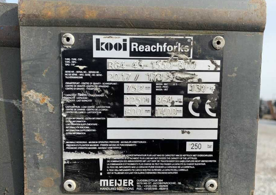 Kooi RG4-45-1550 - 臂架 适用于 材料装卸设备:图1 Kooi RG4-45-1550 - 臂架 适用于 材料装卸设备:图1