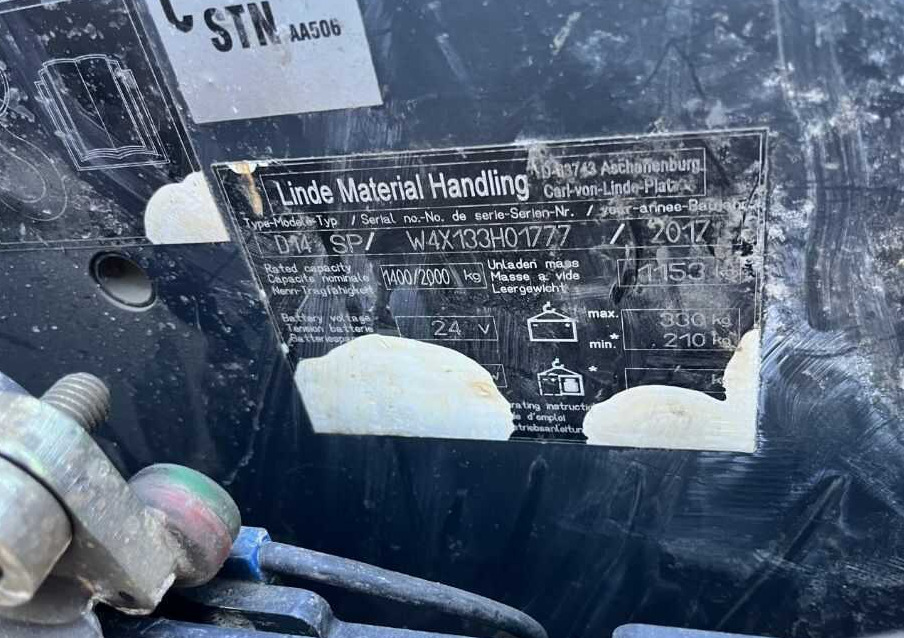 Linde D14SP - 堆垛机:图4 Linde D14SP - 堆垛机:图4