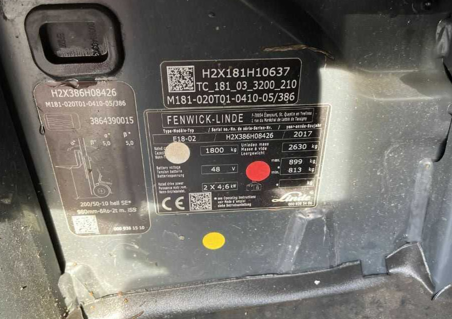 Linde E18-02 - 电动叉车:图4 Linde E18-02 - 电动叉车:图4