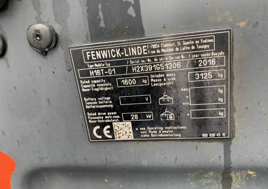 Linde H16T-01 - 液化石油气叉车:图4 Linde H16T-01 - 液化石油气叉车:图4