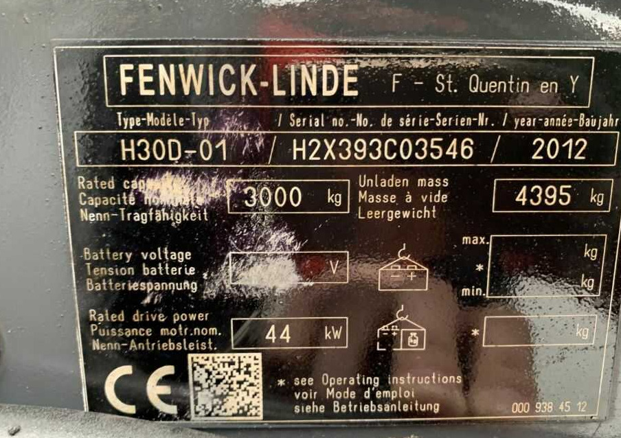 柴油叉车 Linde H30D-01：图6