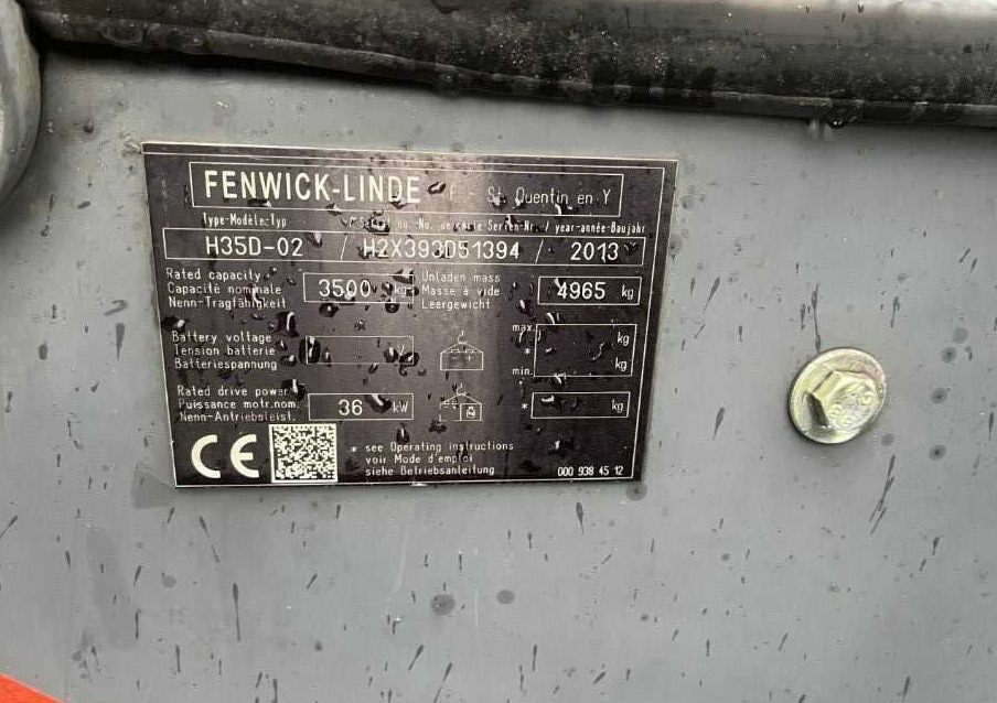 Linde H35D-02 - 柴油叉车:图4 Linde H35D-02 - 柴油叉车:图4