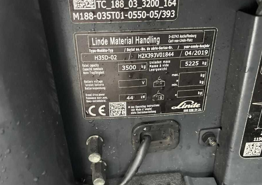 Linde H35D-02 - 柴油叉车:图4 Linde H35D-02 - 柴油叉车:图4