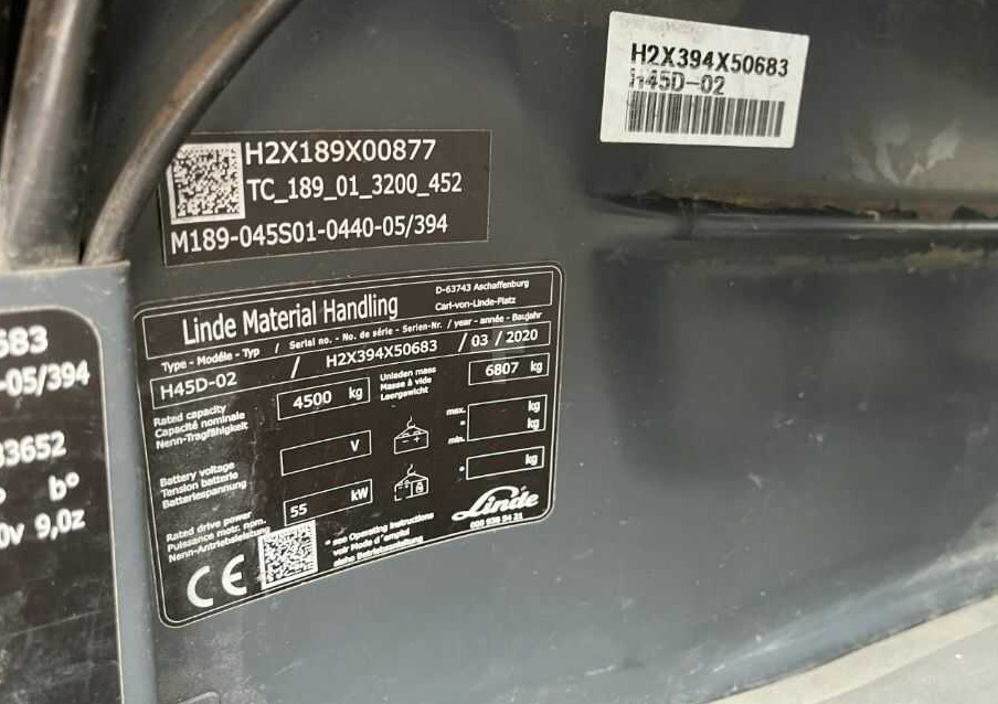 Linde H45D-02 - 柴油叉车:图4 Linde H45D-02 - 柴油叉车:图4